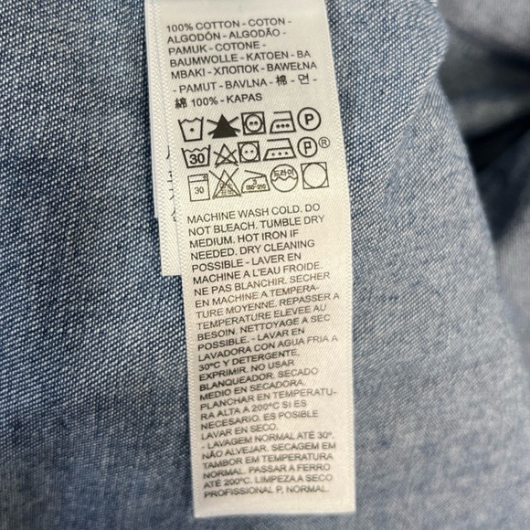 Levis Utility Shacket Mens Medium Denim Shirt Jacket Casual Patchwork Jean Top M - Picture 10 of 16